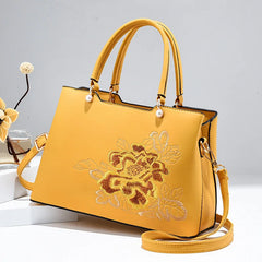 Autumn High Female Bag Embroidery Large Capacity One-shoulder Messenger Bag
