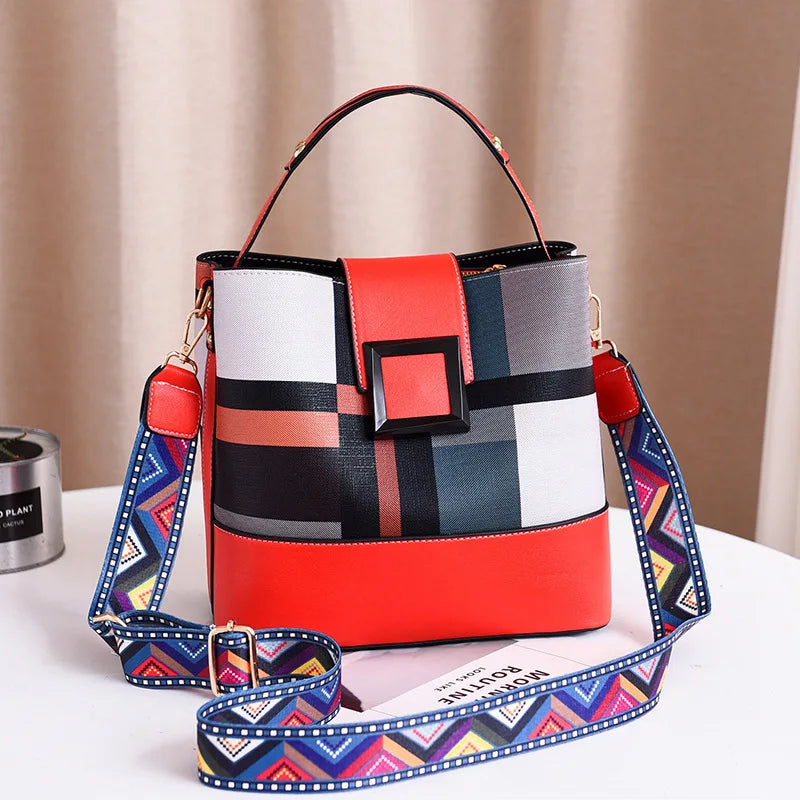 Autumn Bucket Bag Women Ladies Shoulder Handbag