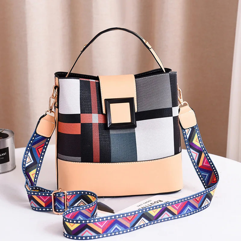 Autumn Bucket Bag Women Ladies Shoulder Handbag