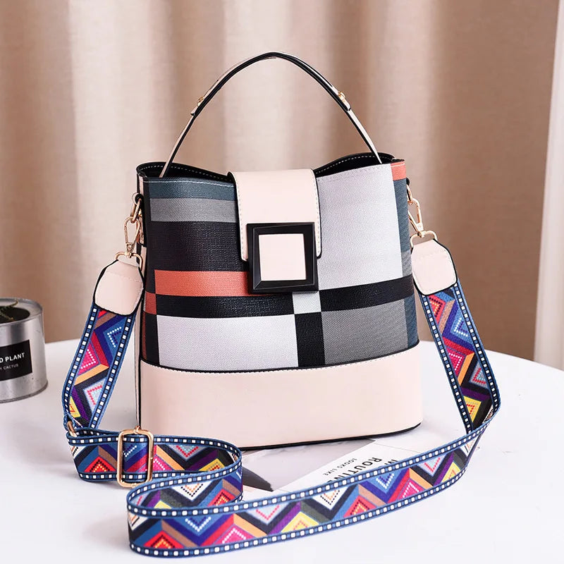 Autumn Bucket Bag Women Ladies Shoulder Handbag