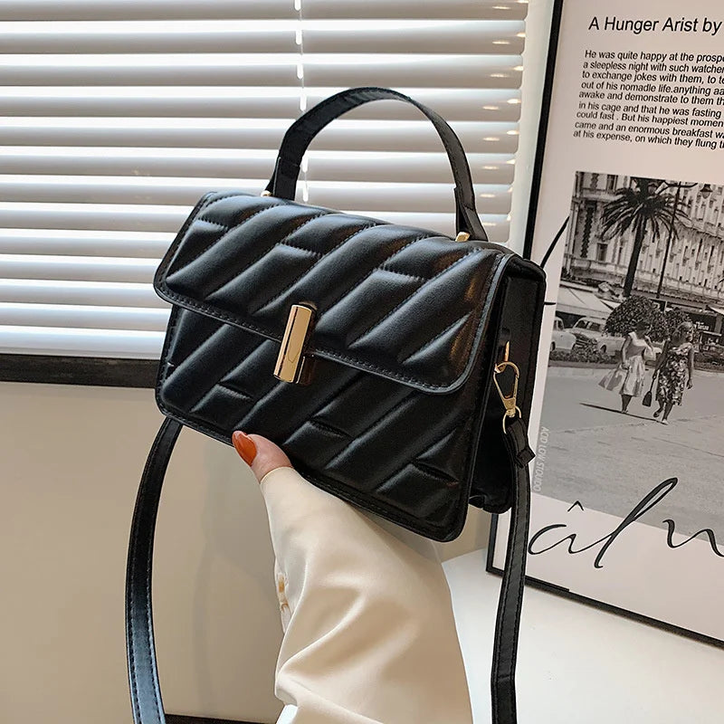 Autumn PU Leather Crossbody Shoulder Bag Women Style Purse Handbag Clutch