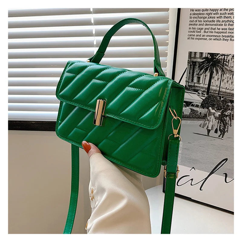 Autumn PU Leather Crossbody Shoulder Bag Women Style Purse Handbag Clutch