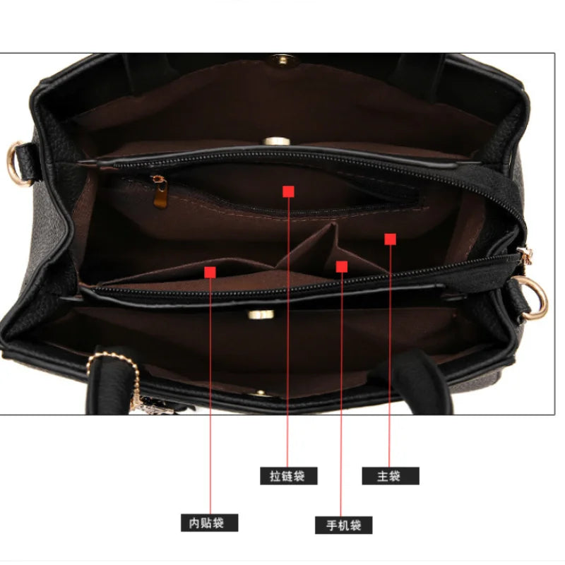 Autumn Tassel Large-capacity Shoulder Bag Women Messenger Handbag