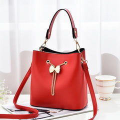 Autumn Women's Shoulder Bag Cross-body Style Bucket Bag