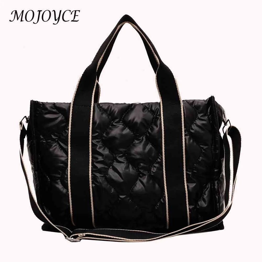 Quilted Cotton Shoulder Handbag for Travel
