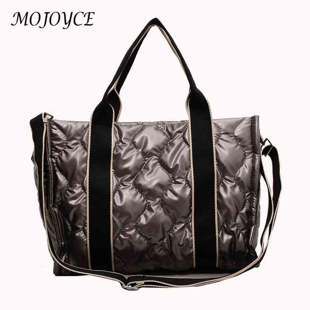 Quilted Cotton Shoulder Handbag for Travel