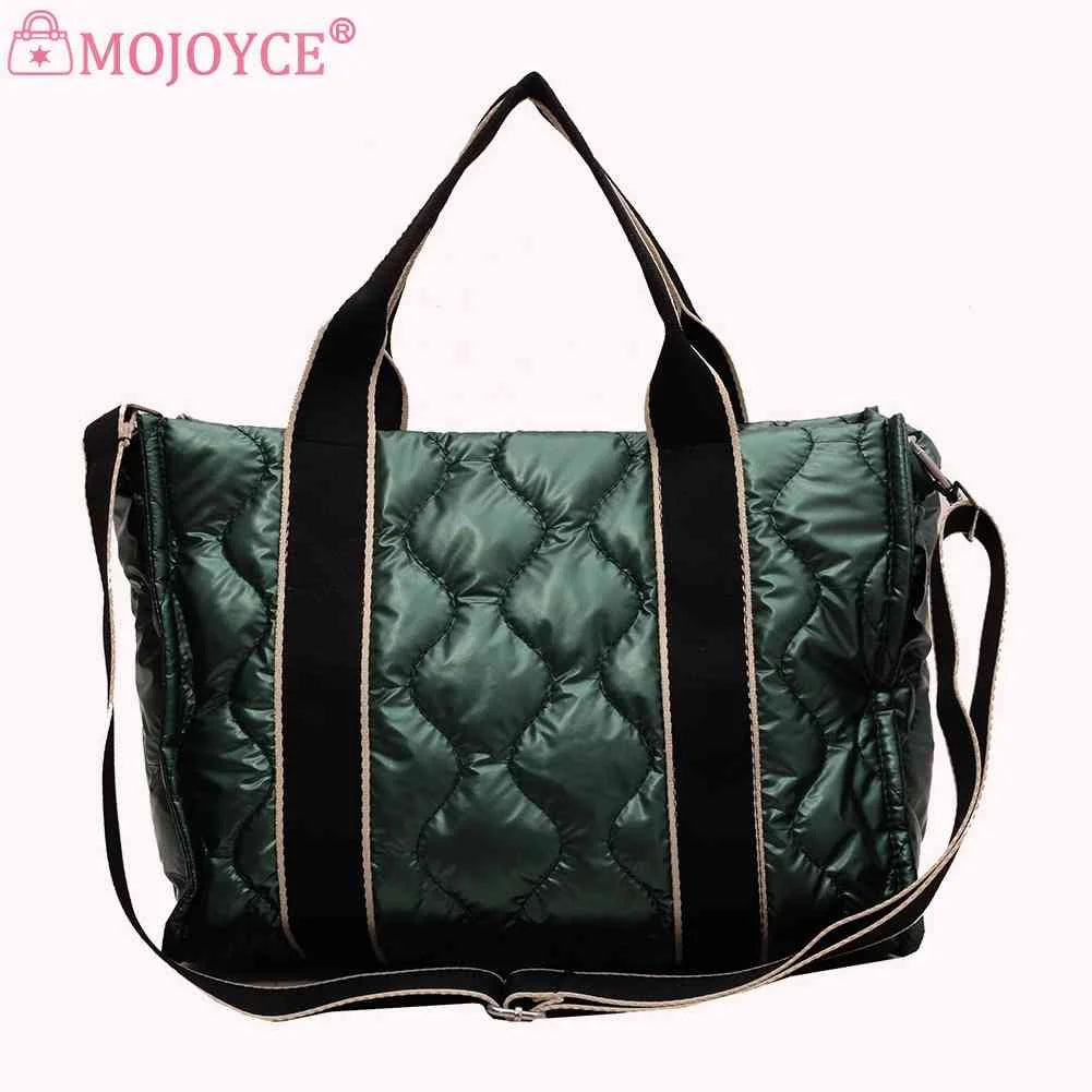 Quilted Cotton Crossbody Satchel Large Capacity Handbag