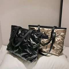 Large Capacity Autumn Winter Tote Handbag for Women
