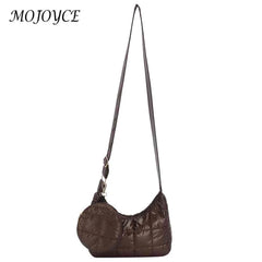 Women Shoulder Bag Quilted Commute Bags Casual Soft Adjustable Solid Diamonds