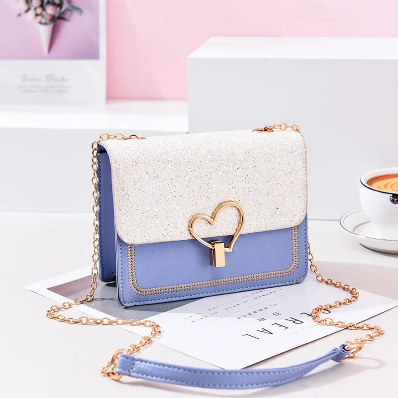 Autumn Women's Chain Lock Shoulder Bag