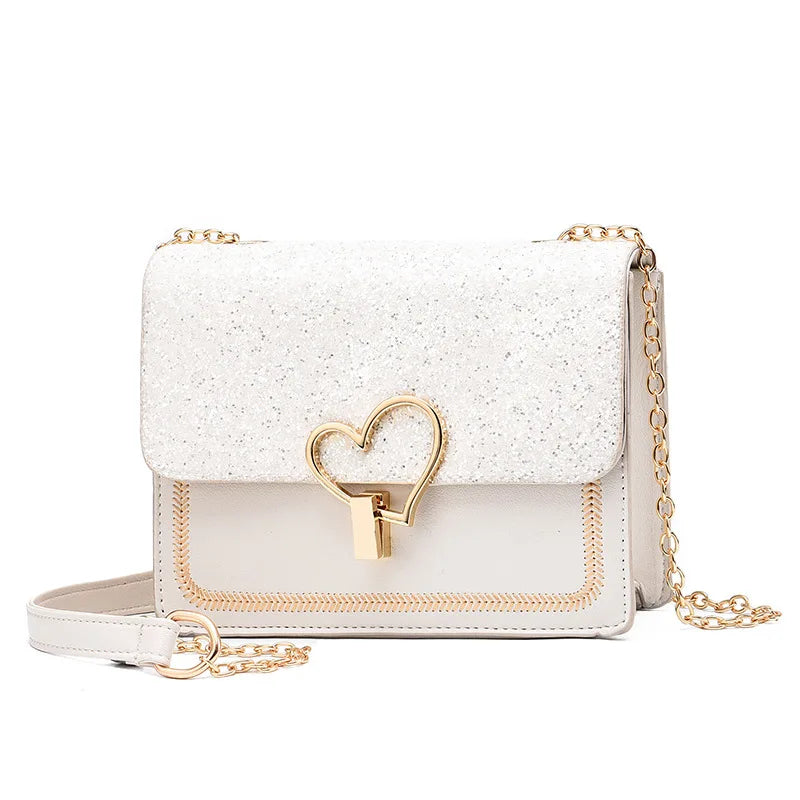 Autumn Women's Chain Lock Shoulder Bag