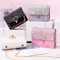 Autumn Women's Chain Lock Shoulder Bag