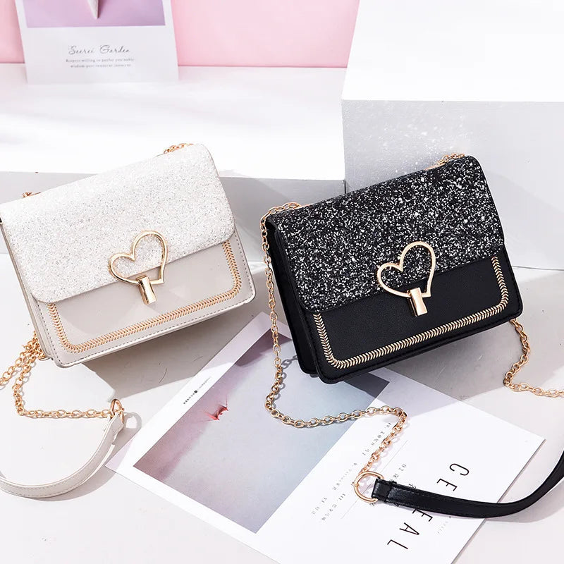 Autumn Women's Chain Lock Shoulder Bag
