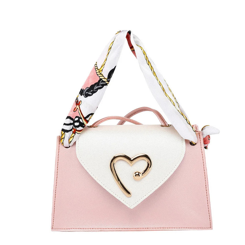 Silk Scarf Shoulder Bag for Autumn and Winter Style