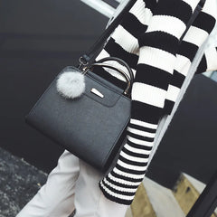 Autumn Winter Frosted Pattern Shoulder Bag