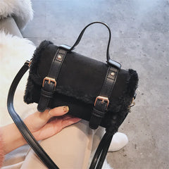 Plush Women's Small Bag Handbag Shoulder Messenger Bag