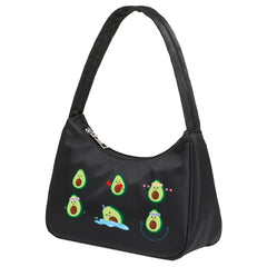 Avocado Pattern Printing Ladies Shoulder Bag Tote Handbag