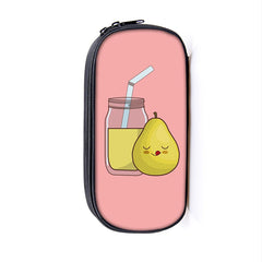 Avocado Print Pencil Bag Boys Girls Study Stationery Box Cosmetic Bags