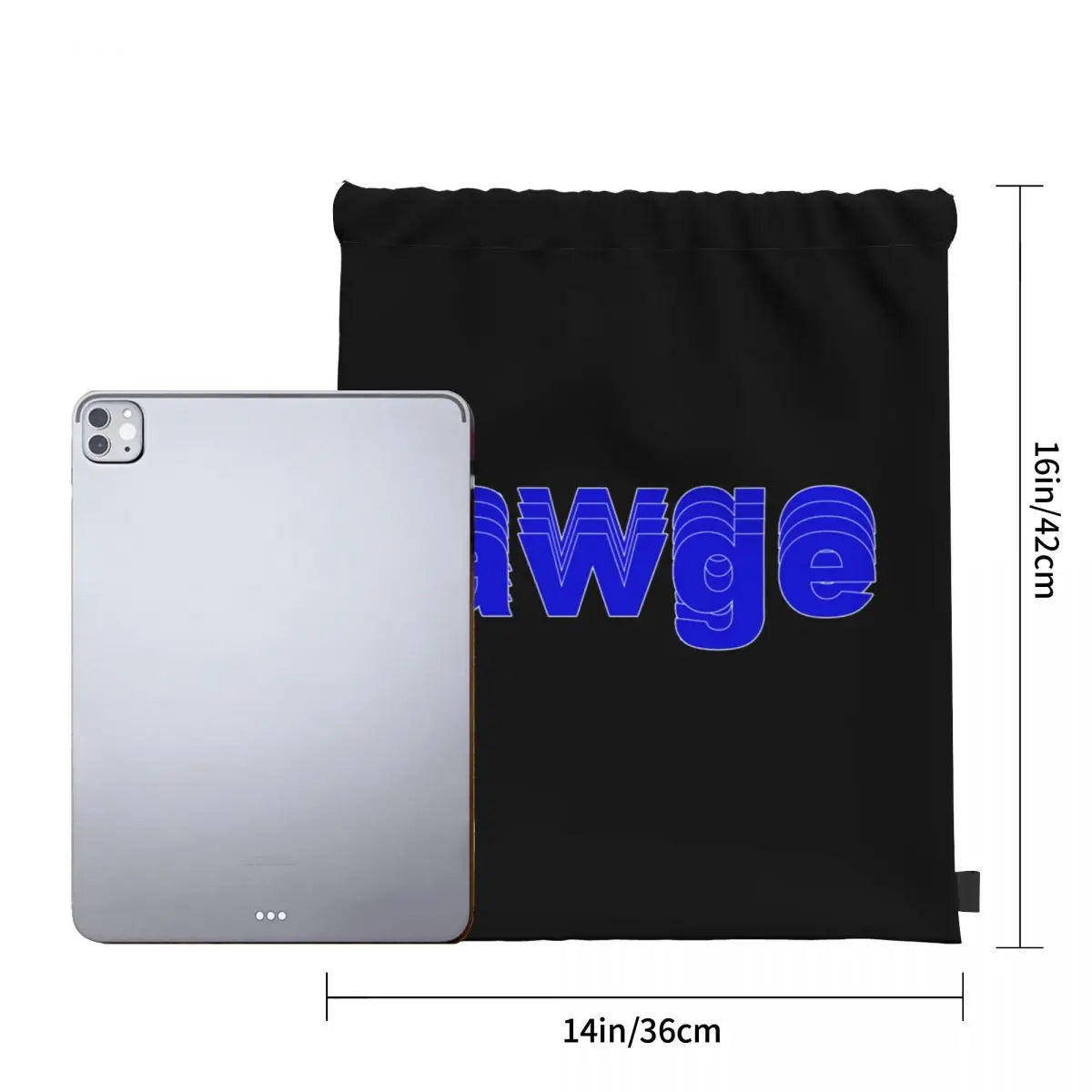 Awge Drawstring Bags Gym Bag Print Training Sports Style School Sport Bag