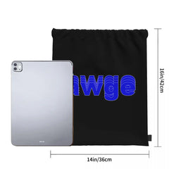 Awge Drawstring Bags Gym Bag Print Training Sports Style School Sport Bag