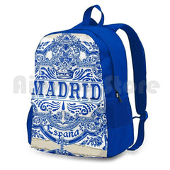 Vintage Azulejos Tiles Outdoor Sports Backpack