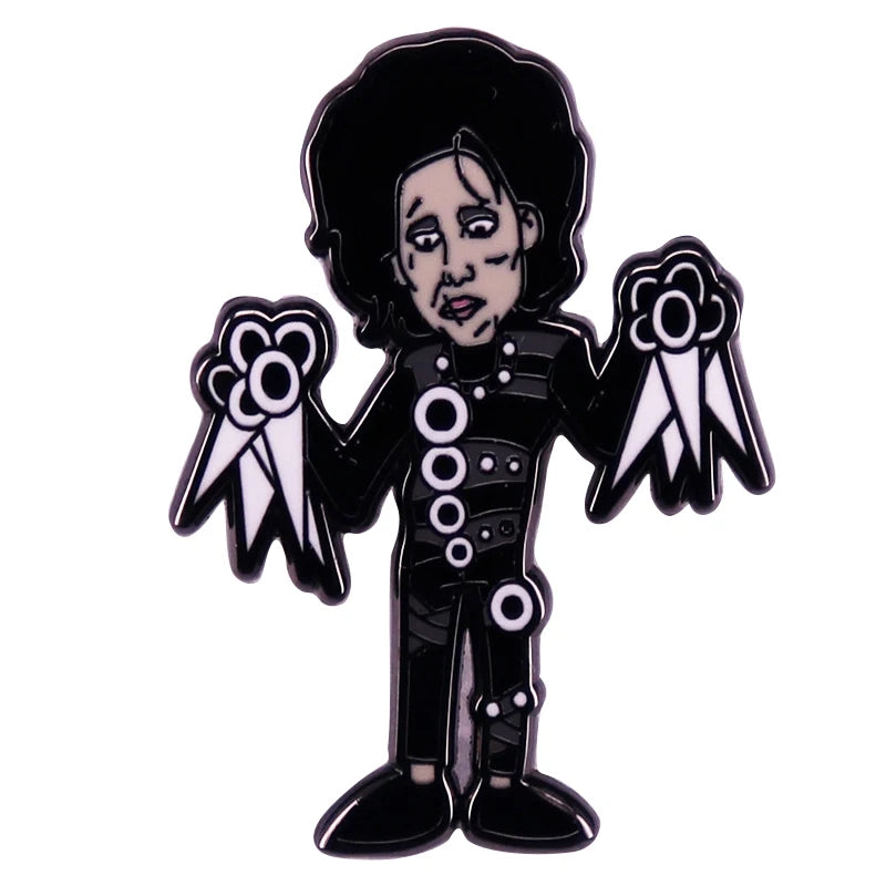 Horror Movie Character Halloween Badges Lapel Pins for Backpack Enamel Pins