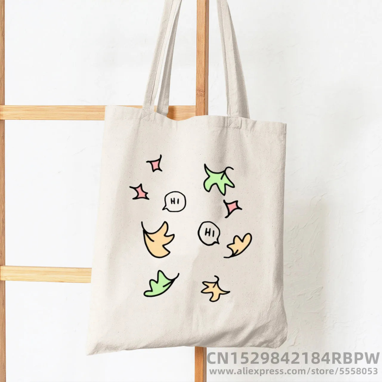 Heartstopper Leaves Funny Print Women Shopper Bag Tote Bag