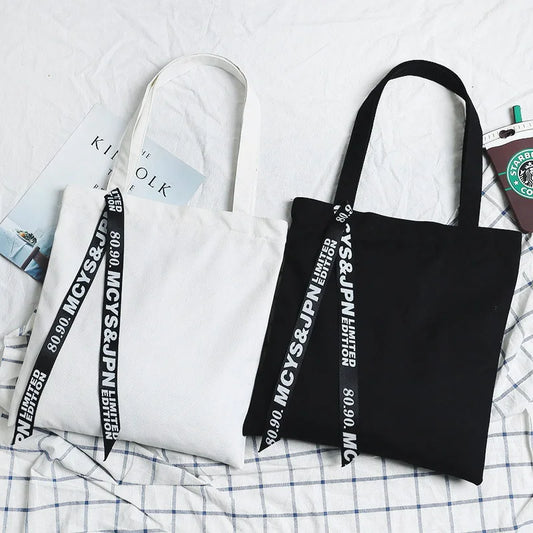 Canvas Shoulder Bags Bucket School Shopping Bags Beach Bag Heuptasje Sacoche Fem