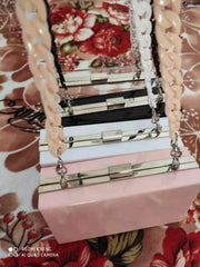 Square Clear Acrylic Dinner Bag for Women Cross Bag