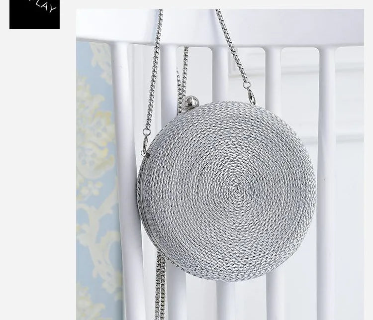 Snail-Shaped Round Bag Evening Crossbody Handbag