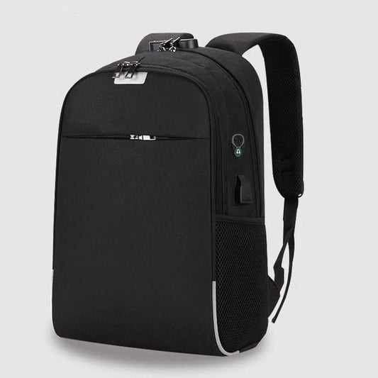 BENVICHE USB Charging Laptop Backpack 15.6 inch Anti Theft College Travel Bag