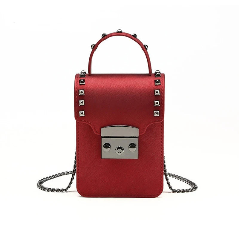 Mini PVC Jelly Shoulder Bag Phone Purse