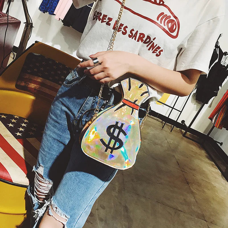Funny Embroidery Purse Shoulder Bag R186