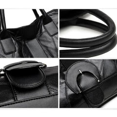 Retro Shoulder Bag 3 Pcs/Set Large-Capacity Handbag for Women
