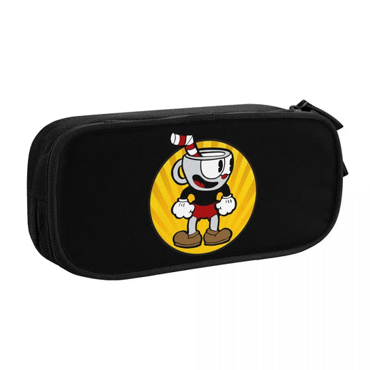 Anime Zipper Pen Bag BOSS Battle Shooting Game Pen Box Child Stationery