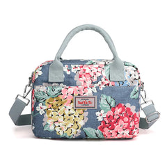 Flower Female Shoulder bags Nylon Messenger Bag Ladies Printed Crossbody Bag
