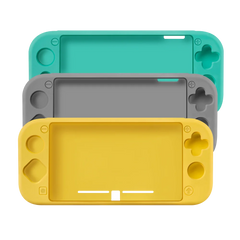 Silicone Case Cover Protector for Switch Lite Gray Yellow
