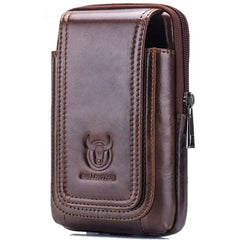 Men's Leather Cigarette Waist Bag Fanny Pack Money Phone Pocket