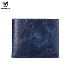 Men's Leather Wallet RFID Business Multi-Card Wallet Clip