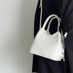 High Bucket Handbag For Women Casual Solid Shoulder Messenger Bags Female