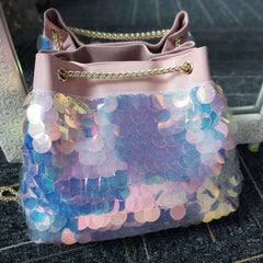 Sequin Handbag Women's Chain Shoulder Bags
