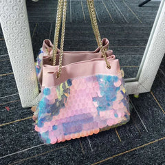 Sequin Handbag Women's Chain Shoulder Bags