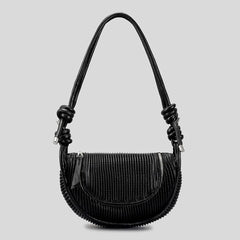 Striped Patchwork Handbag For Women Solid Shoulder Wallet 8P071