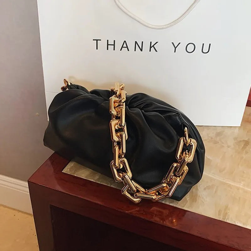 Versatile Women's Shoulder Bag with Chain - 8P080