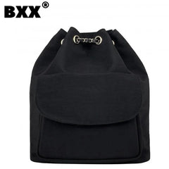 Casual High Capacity Bucket Bag Women's Shopping Shoulder Bag