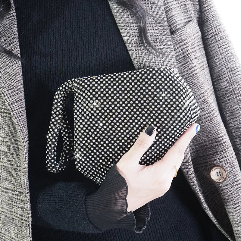 Diamond Solid Party Bags Handbags Evening Bag Wallet 8S045