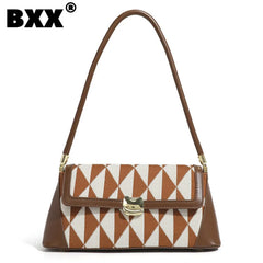 Temperament Patchwork Handbag Women's Crossbody Bag GF4825