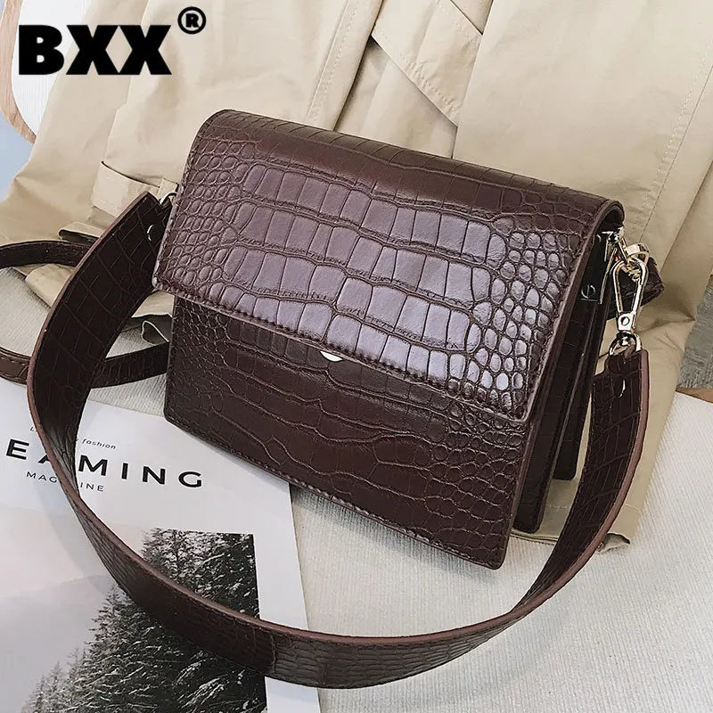 Stone Pattern Wallet Shoulder Crossbody Bag