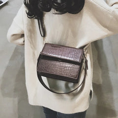 Stone Pattern Wallet Shoulder Crossbody Bag