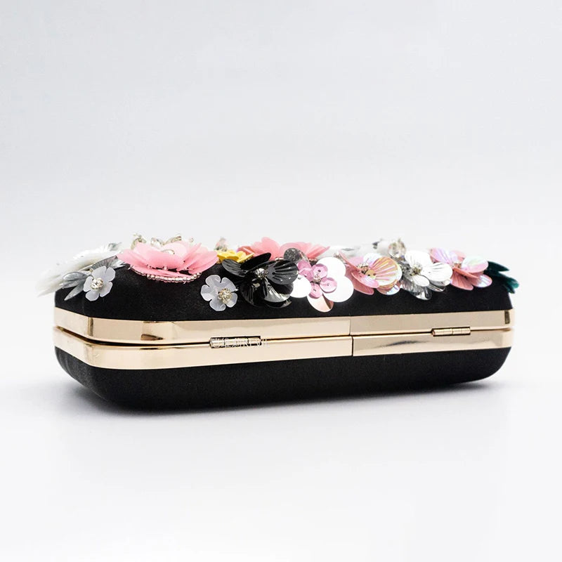 Flower Sequins Evening Shoulder Bag GF4889